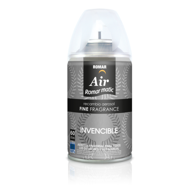 RECAMBIO AEROSOL AUTOMATICO INVENCIBLE 250ML.(1.09€ UNIDAD)PACK 6 ROMAR