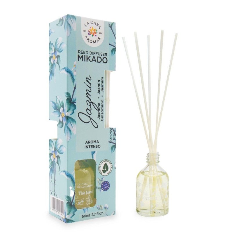 MIKADO JAZMIN 50ML.(€1,69 UNIDADE) PACK 6 A CASA DOS AROMAS