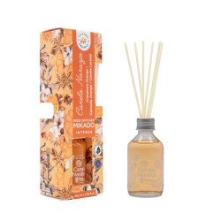 DÉSODORISANT D'AIR MIKADO INTENSE CANNELLE ORANGE 100ML. LA MAISON DES ARÔMES