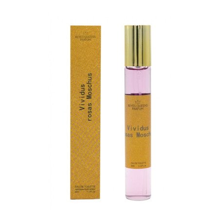 EAU DE TOILETTE VIVIDUS ROSES MOSCHUS POUR FEMME 33ML. (1,25€ UNITÉ) PACK 240 REYES QUEENS
