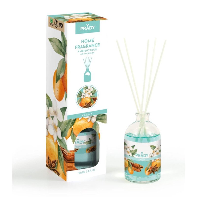 Ambientador MIKADO KARMA 100ML.(€1,60 UNIDADE) PRADY 12 PACK