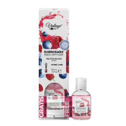 Ambientador MIKADO FRUTOS VERMELHOS 100+50ML.(€1,55 UNIDADE) PACK 12 VINTAGE