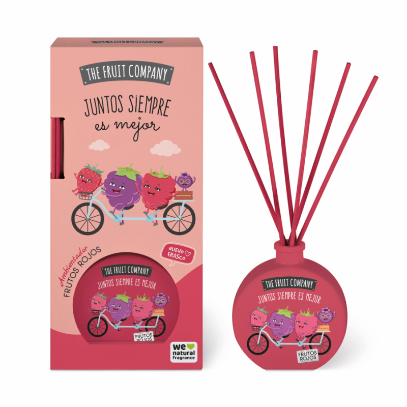 MIKADO RED FRUITS AIR FRESHENER 40ML.(€2.90 UNIT) PACK 12 THE FRUIT COMPANY