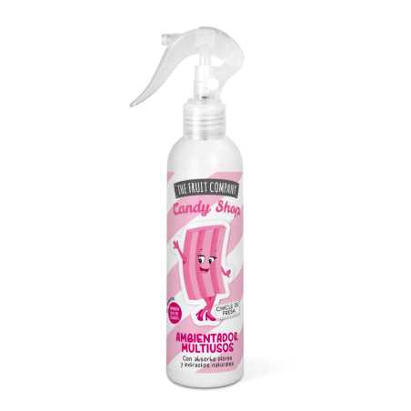 DÉSODORISANT D'AIR EN SPRAY FRAISE GOMME 200ML. LA SOCIÉTÉ DE FRUITS
