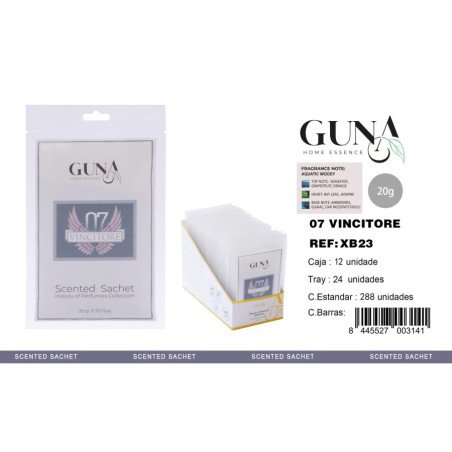 ENVELOPPE PARFUMÉE VINCITORE (0,99€ UNITÉ) PACK 24 GUNA HOME