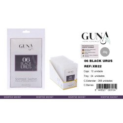 ENVELOPPE PARFUMÉE URUS NOIR (0,99€ UNITÉ) PACK 24 GUNA HOME