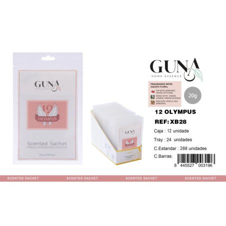 ENVELOPPE PARFUMÉE OLIMPUS (0,99€ UNITÉ) PACK 24 GUNA HOME