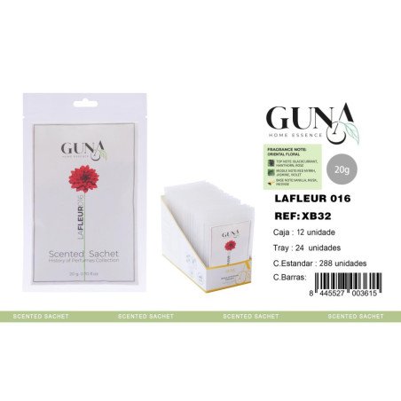 LA FLEUR SCENTED ENVELOPE (€0.99 UNIT) PACK 24 GUNA HOME
