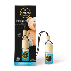 Ambientador para carro infantil 6,5ml. (1.39€ UNIDADE) PACK 14 ÂMBAR