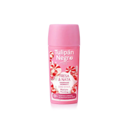 DESODORANTE STICK FRESA Y NATA 60ML. TULIPAN NEGRO