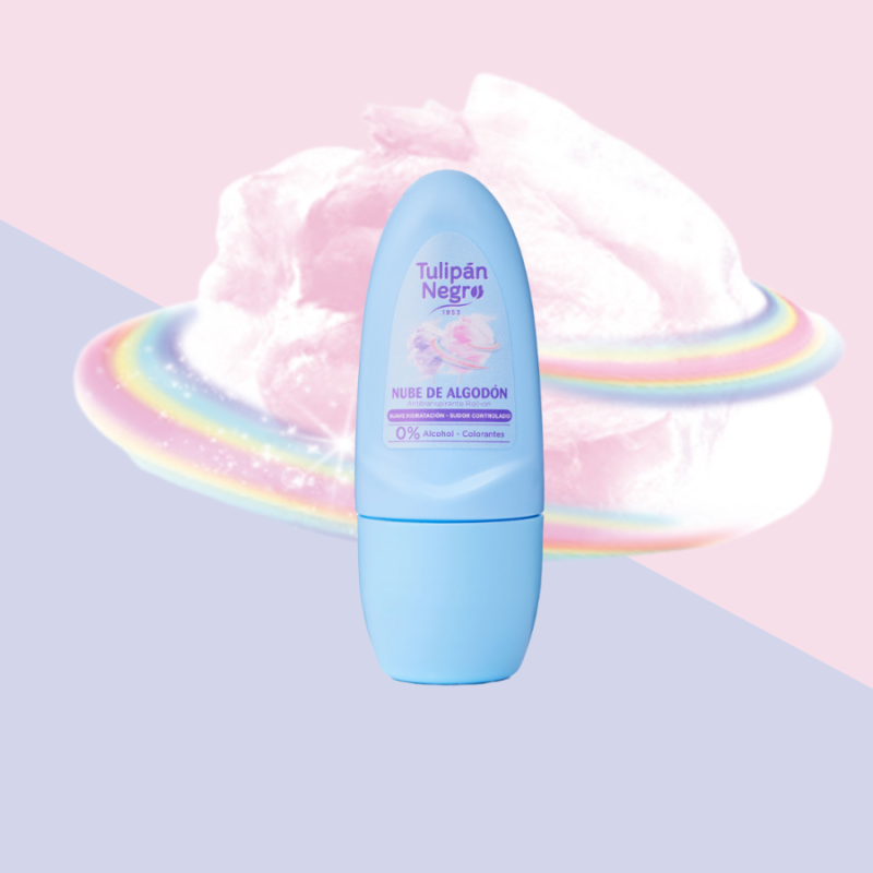 DESODORANTE ROLL-ON NUVEM DE ALGODÃO 50ML. TULIPA PRETA