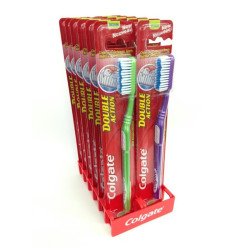 COLGATE DOUBLE ACTION MEDIUM TOOTHBRUSH (€0.45 UNIT) PACK 12