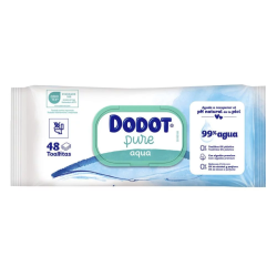 LINGETTES BÉBÉ PURE AQUA 48 LINGETTES DODOT