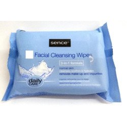 LINGETTES DÉMAQUILLANTES 3 EN 1 SENCE