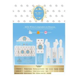 MOUSE MILK WHITE FACIAL MAKEUP REMOVER 160ML. KISS BEAUTY