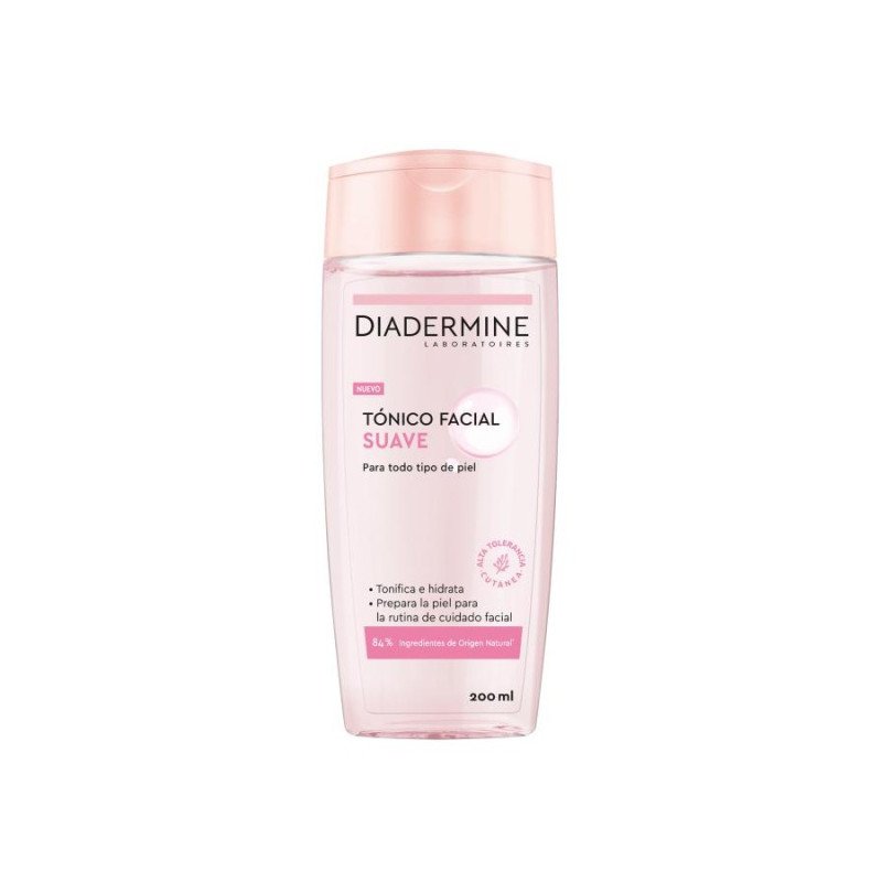 TONER FACIAL SUAVE TODOS OS TIPOS DE PELE 200ML. DIADERMINA