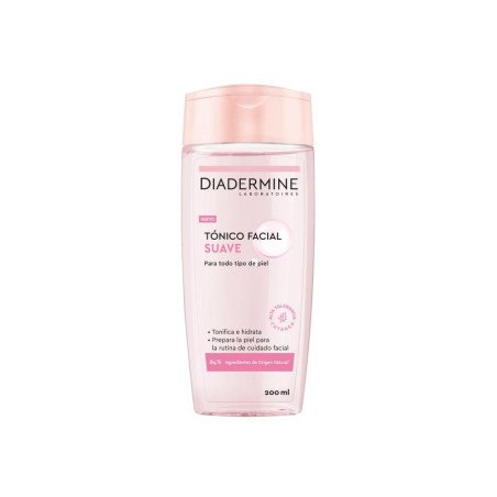 TONER FACIAL SUAVE TODOS OS TIPOS DE PELE 200ML. DIADERMINA
