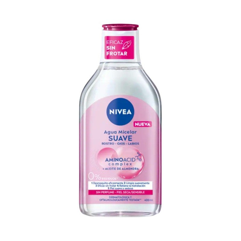 ÁGUA MICELAR MACIA 400ML. NIVEA