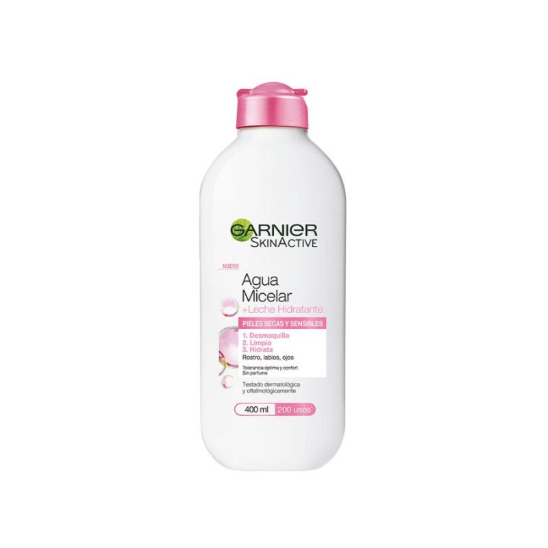 ÁGUA MICELAR + LEITE HIDRATANTE 400ML. GARNIER