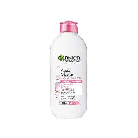 ÁGUA MICELAR + LEITE HIDRATANTE 400ML. GARNIER