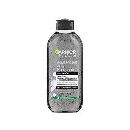 ÁGUA MICELAR GELÉIA PURIFICANTE COM CARVÃO 400ML. GARNIER