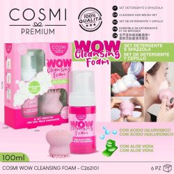 WOW CLEANSING FOAM FACIAL CLEANING SET 100ML. COSMI