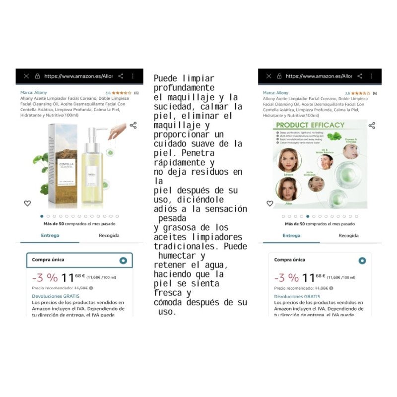 ÓLEO DE LIMPEZA FACIAL CENTELLA PURA 100ML. EELHOE
