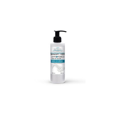 LEITE TÔNICO COM SUARO DE VIVORA 200ML. COMPLEXO DE RETINOL