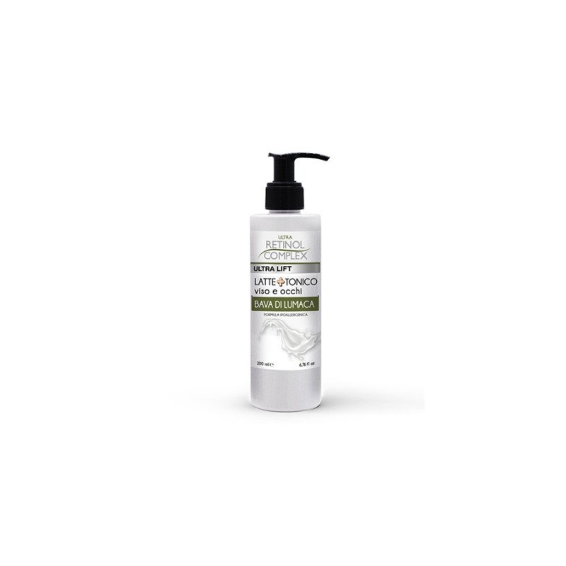 LECHE TONICA CON BABA DE CARACOL 200ML. RETINOL COMPLEX