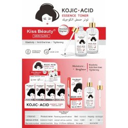 TÔNICO FACIAL TENSIONADOR COM ÁCIDO KÓJICO 100ML. BEIJO BELEZA