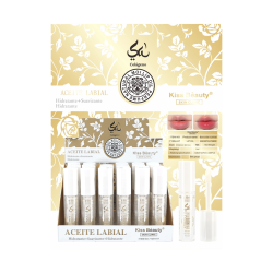 HUILE À LÈVRES AU COLLAGÈNE (0,75€ UNITÉ) PACK 24 KISS BEAUTY