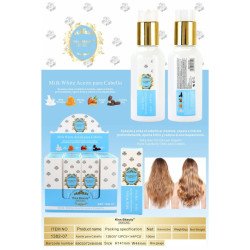 Milk White Hair Oil 100 ml. Kiss Beauty