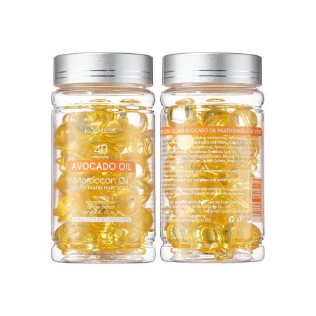 SÉRUM CAPILLAIRE MULTIVITAMINE À L'HUILE DE MAROC ET À L'HUILE D'AVOCAT 40 CAPSULES KORMESIC