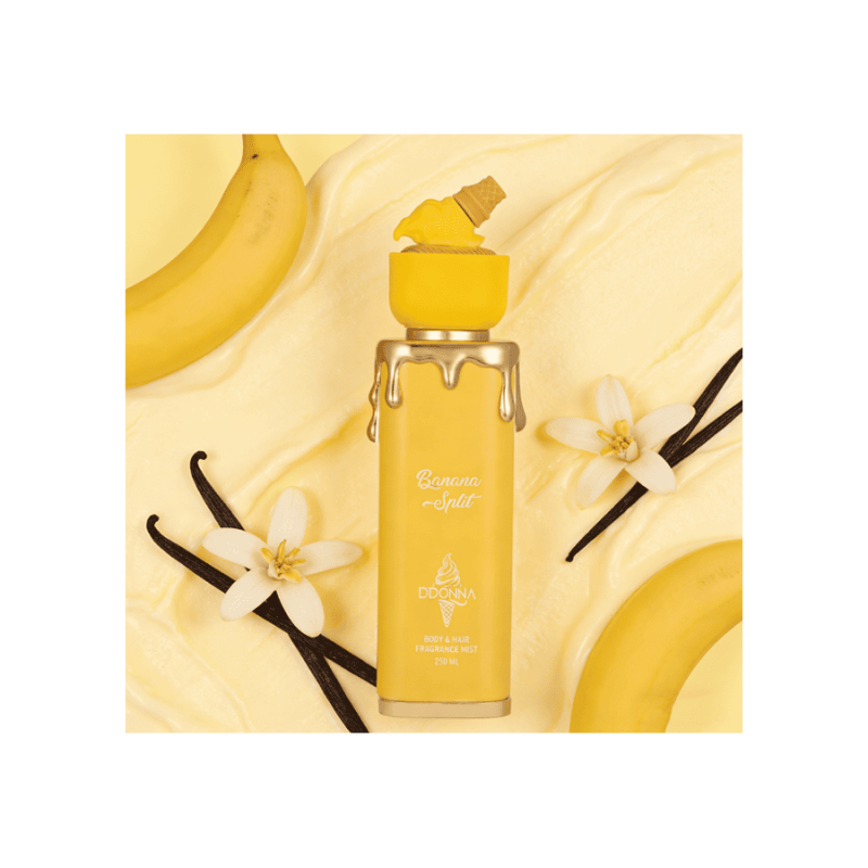 BRUME CORPOREL CRÈME BANANE 250ML. D'DONNA