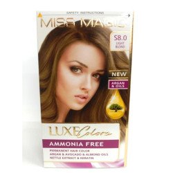 LUXE COLORS Teinture PERMANENTE POUR CHEVEUX COMPLÈTE KID MISS MAGIC