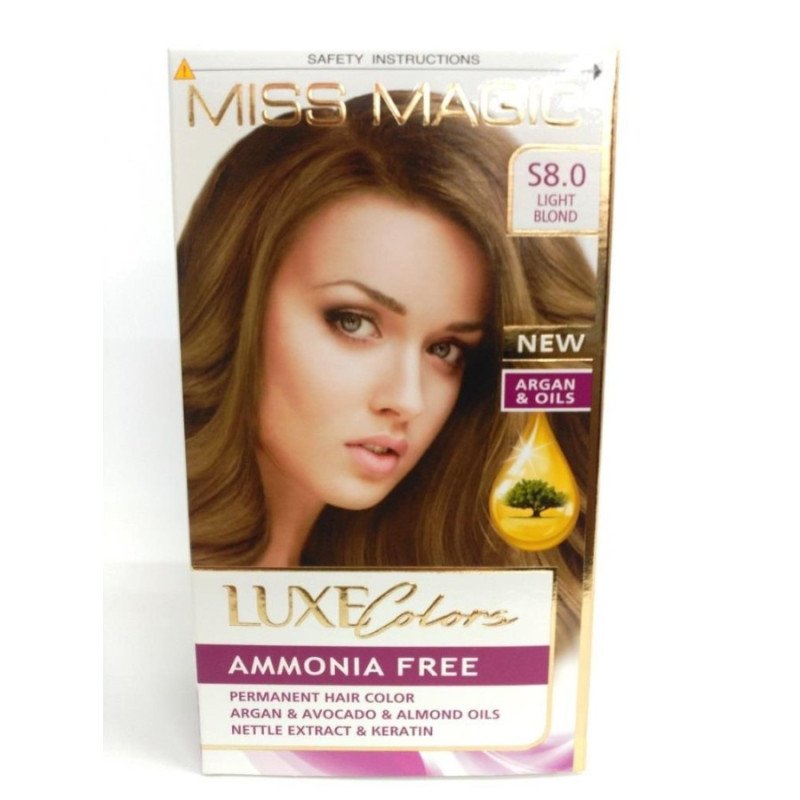 LUXE COLORS PERMANENTE KID COMPLETE HAIR Dye MISS MAGIC