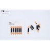 Double Eyeshadow Applicator (Pack 12) Beautiful Face