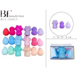 KIT MAQUILLAGE + NETTOYAGE (SET 0,95 €) PACK 12 BEAU VISAGE