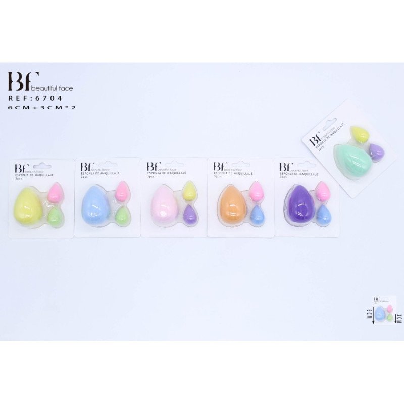 MAKEUP SPONGES SET(€1.35 SET)PACK 12 COCO