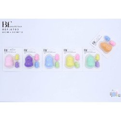 SET DE ESPONJAS DE MAQUILLAJE(1.35€ SET)PACK 12 COCO