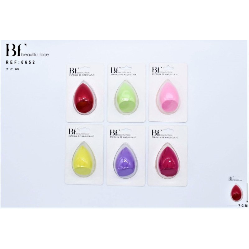 MAKEUP SPONGE ASSORTED COLORS (€0.75 UNIT) PACK 12 COCO