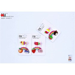 PINZA PARA CABELLO (0.50€ SET) PACK 12 COCO