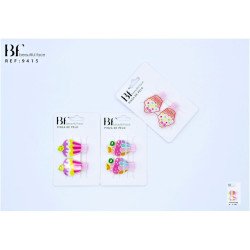 PINZA PARA CABELLO (0.50€ SET) PACK 12 COCO