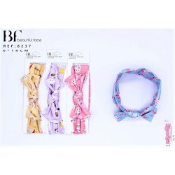 DIADEMA DE BEBE PARA CABELLO COLORES SURTIDOS(0.75€ UNIDAD) PACK 12 COCO