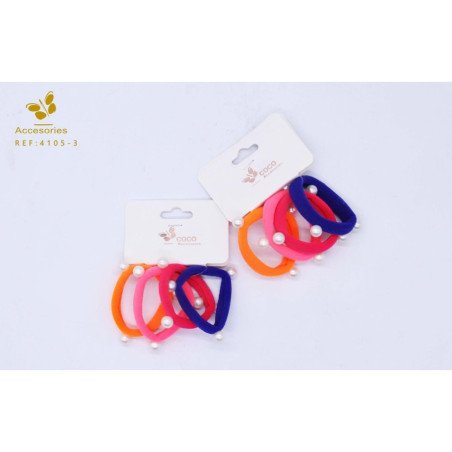 COIFFURE ÉLASTIQUE (SET 0,55 €) PACK 24 COCO
