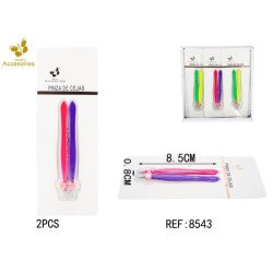 PINZA PARA CEJAS (0.6€ SET) PACK 12 COCO