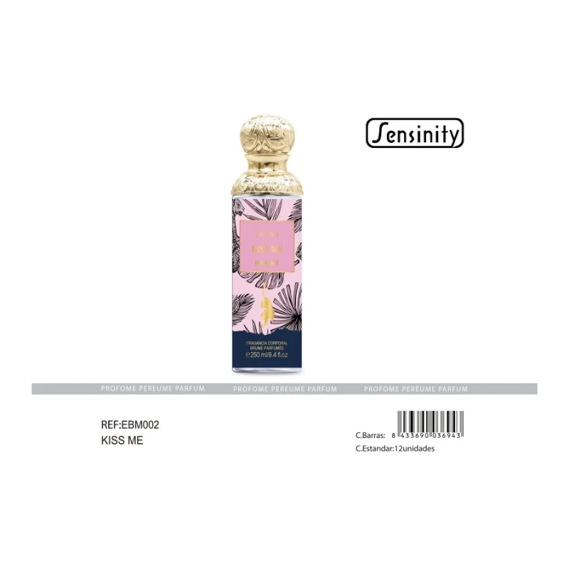 BRUME CORPOREL KISS ME POUR FEMME 250ML. SENSINITÉ