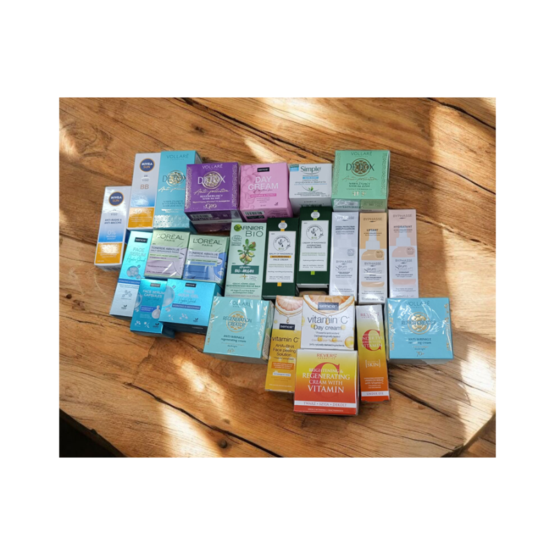 LOT DE 100 PIÈCES ASSORTIES POUR LE VISAGE
