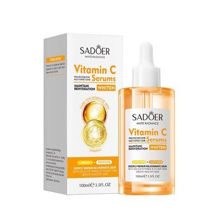MULTI-EFFECT FACIAL SOLUTION WITH VITAMIN C 100ML. SADOER