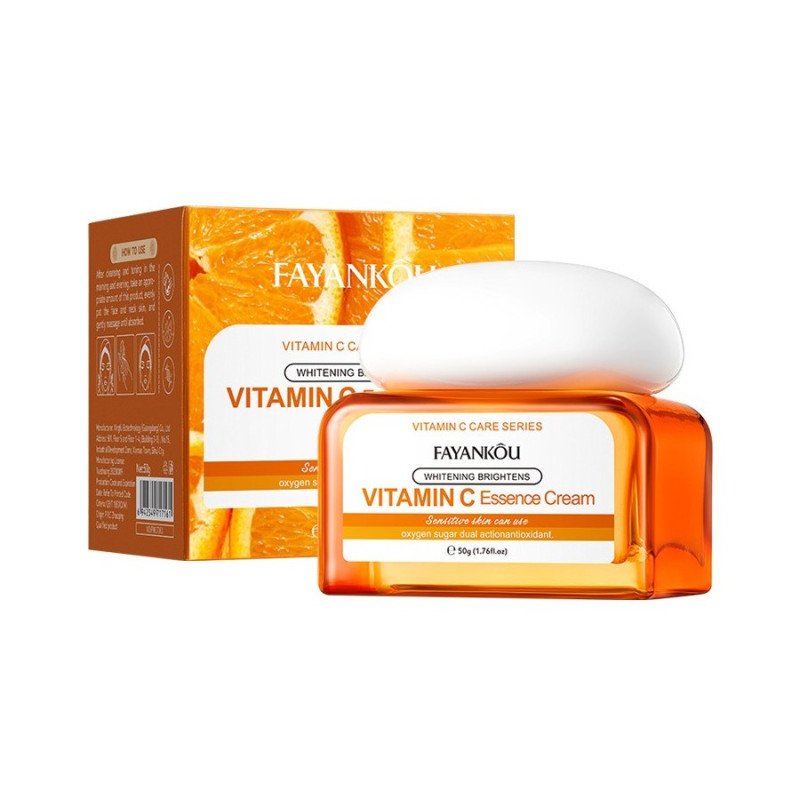 CREME FACIAL ILUMINANTE BRANQUEADOR COM VITAMINA C 50GR. FAYANKOU
